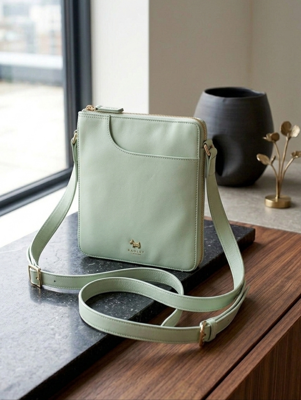 RADLEY London Pockets Craft Crossbody Bag In Dove Grey Color